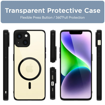 Black mag-safe MagSafe mobile cover for iPhone 15 – Pikkme – photo 2