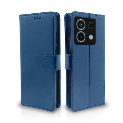 Redmi Note 13 Pro 5G wallet flip cover in blue by Pikkme