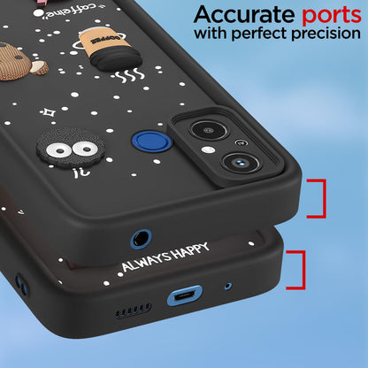 Pikkme Redmi 12C 4G/3D Silicone black mobile back cover – photo 4