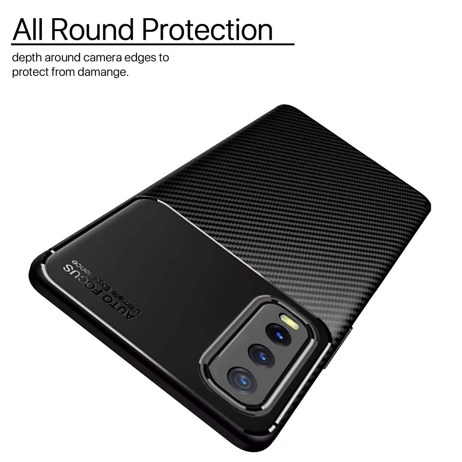 Pikkme Vivo Y12s/Y20/Y20i/Y20G Carbon black mobile back cover – photo 2