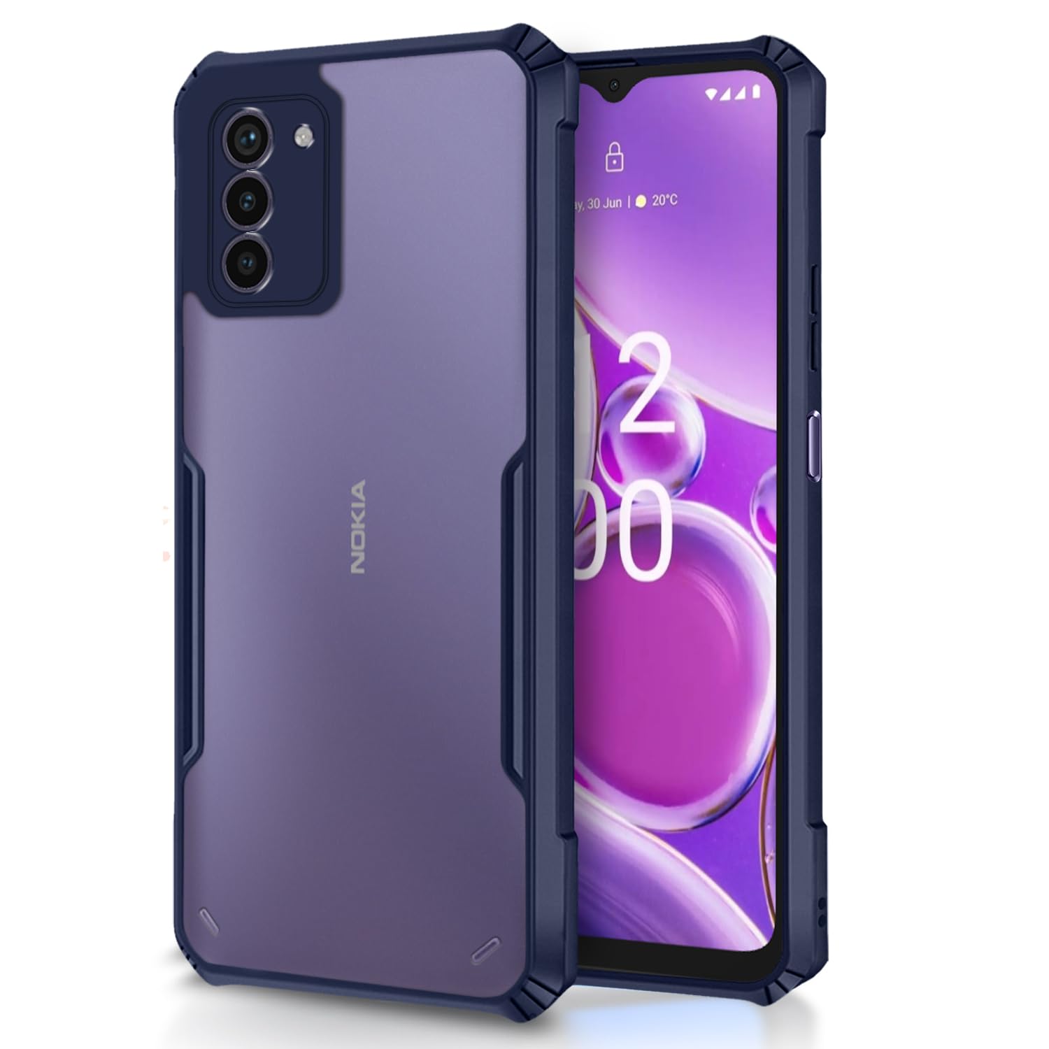 Pikkme Nokia G42 5G Hybrid blue back cover