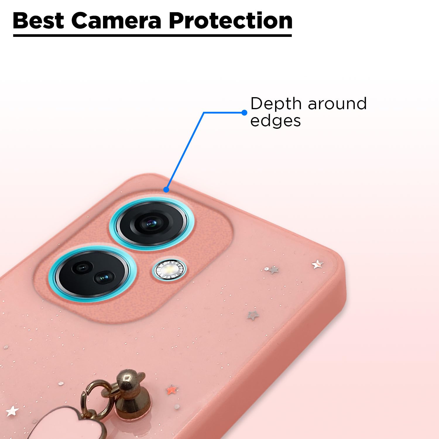 Pikkme pink Chain back cover for OnePlus Nord CE 3 5G – photo 2