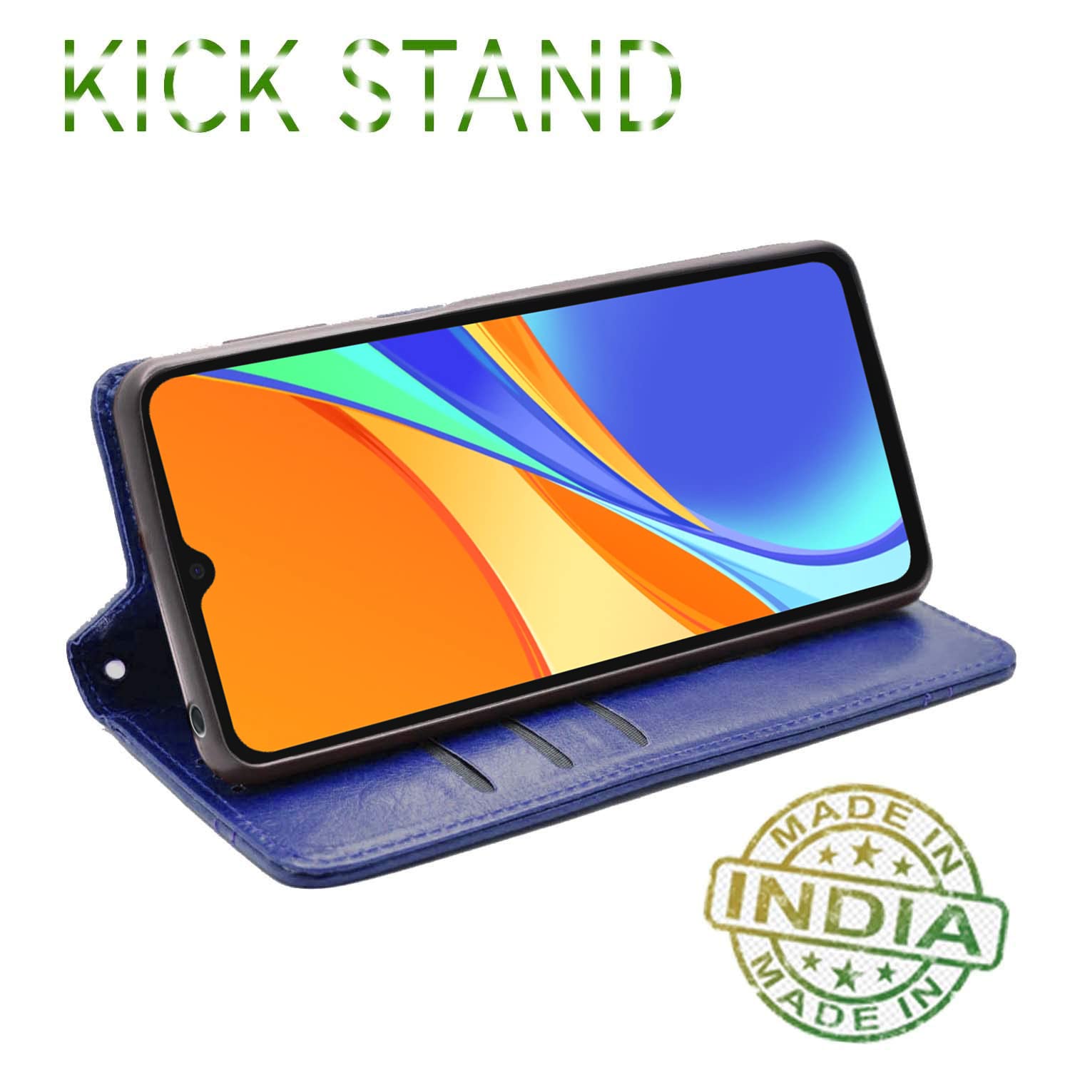 Blue Wallet flip cover for Redmi 10A/10A Sport/9, Poco C31 – Pikkme – photo 4