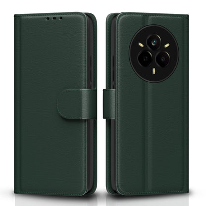 Pikkme Realme 14 Pro 5G green wallet flip cover
