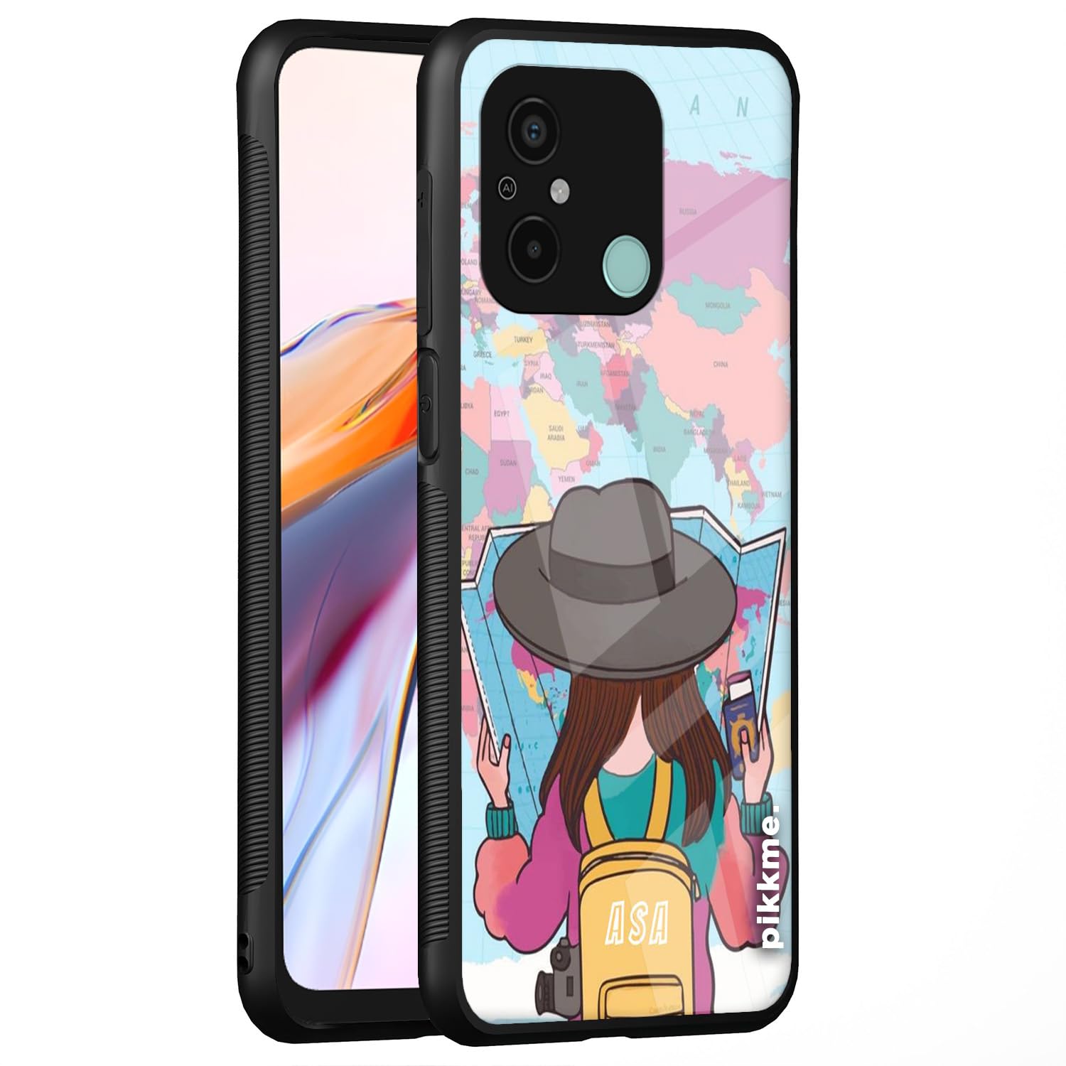 Pikkme mobile cover for Redmi 12C/Poco C55