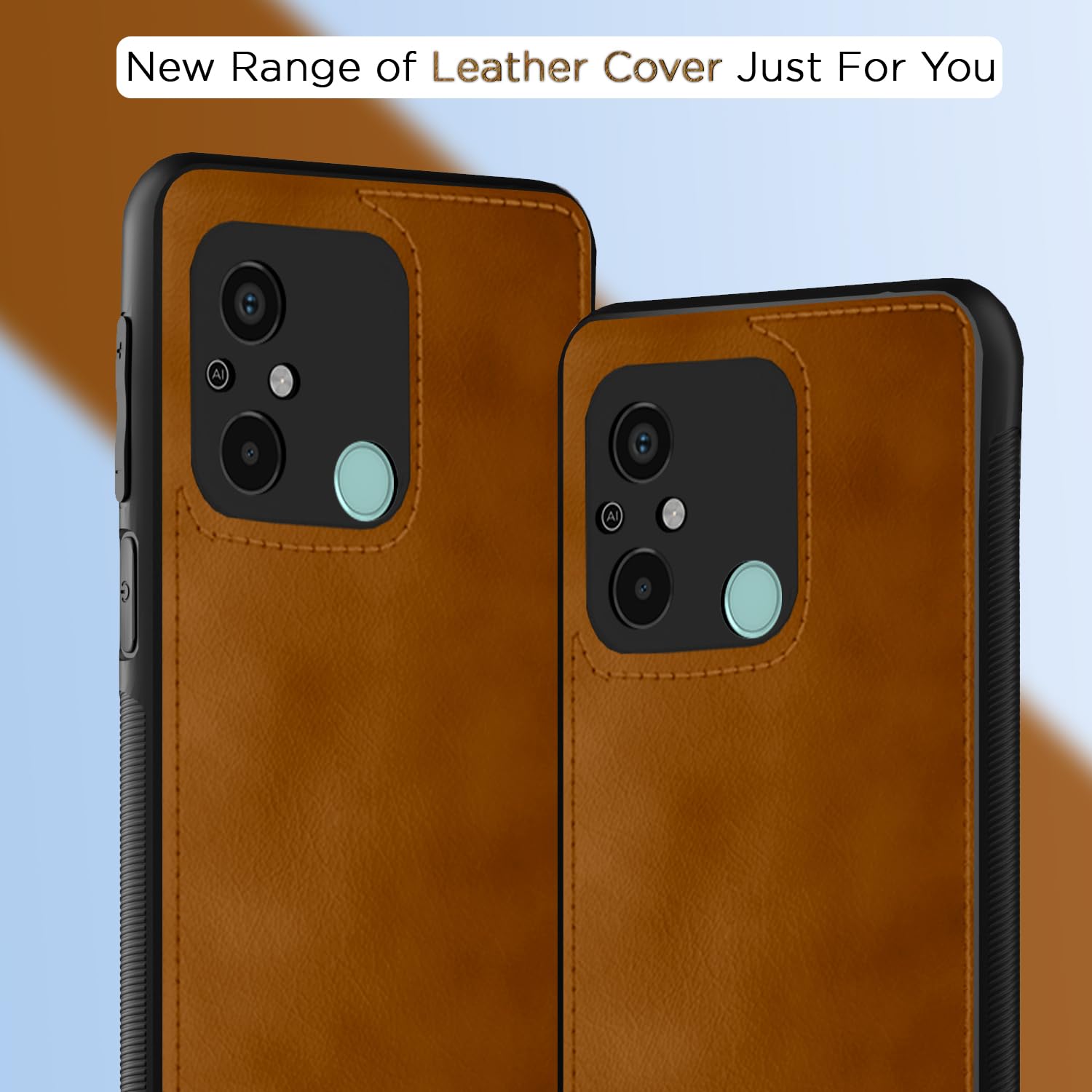 Pikkme Redmi 12C/Poco C55 Leather brown phone cover – photo 7