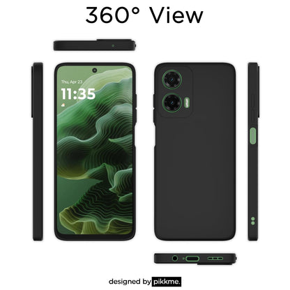 Pikkme black mobile back cover for Moto G35 5G – photo 4