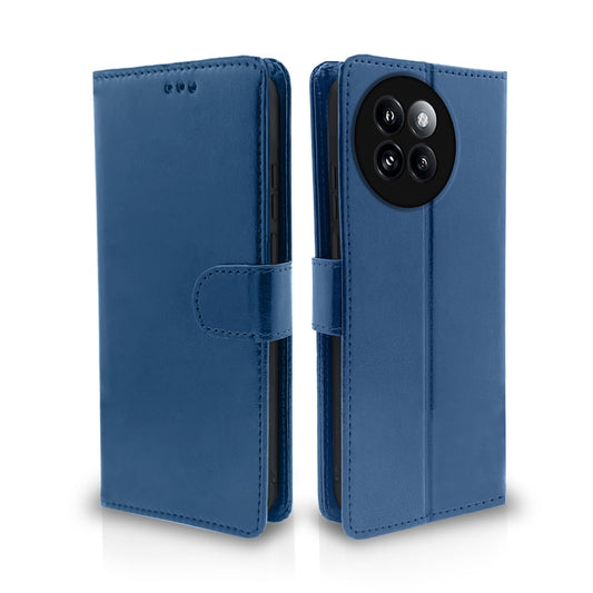 Pikkme Xiaomi Civi 4 Pro 5G, Xiaomi 14 Civi 5G Vintage Flip Cover (Blue)