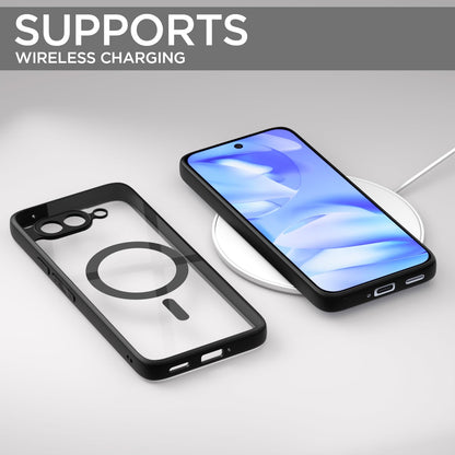 Pikkme black mag-safe MagSafe mobile back cover for Google Pixel 9A 5G – photo 7