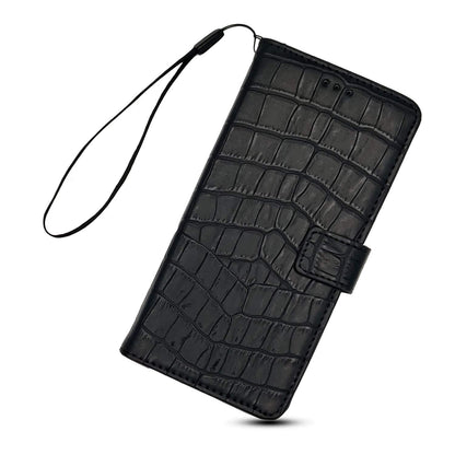 iPhone XR Leather wallet flip cover in black by Pikkme – photo 3