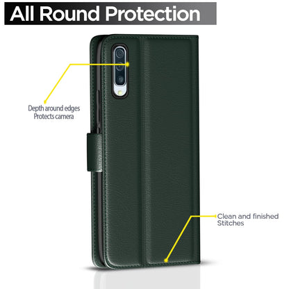 Samsung A50/A50s/A30s Wallet mobile flip cover in green by Pikkme – photo 4