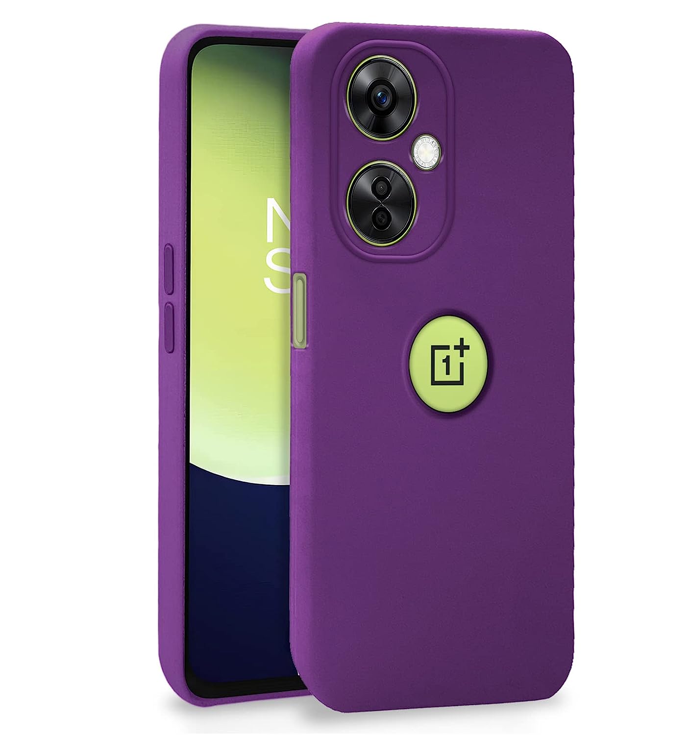 Pikkme OnePlus Nord CE 3 Lite 5G Back Cover Super Soft Silicone Bumper Case (Violet)