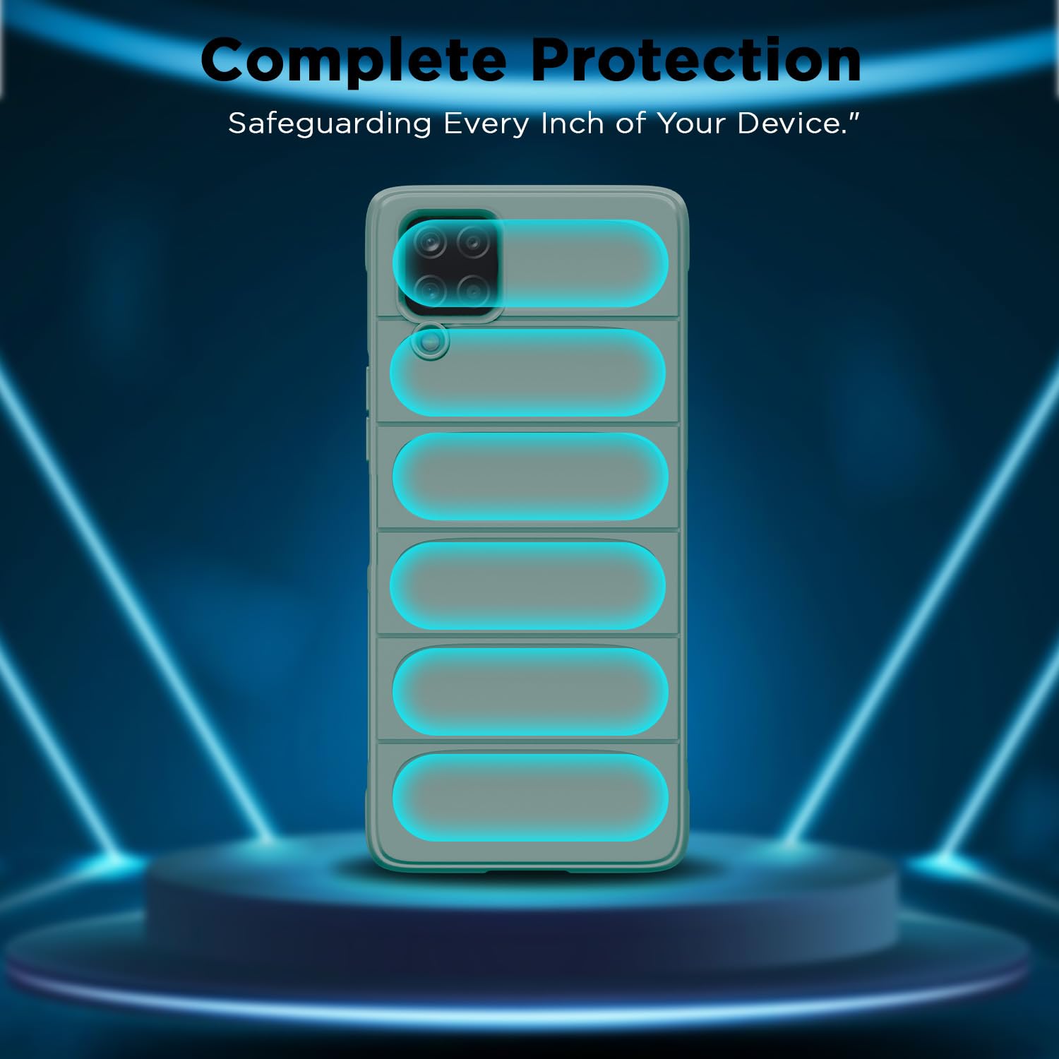 Samsung M12/A12/F12 back cover in green by Pikkme – photo 2