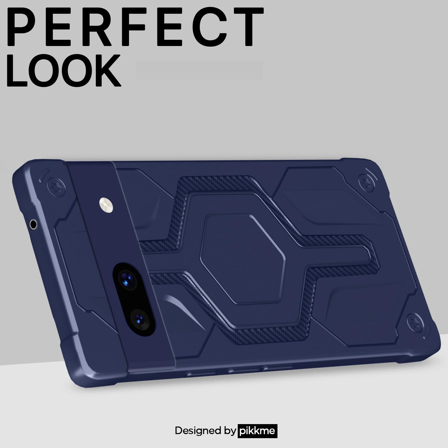Google Pixel 7A mobile cover in blue by Pikkme – photo 4