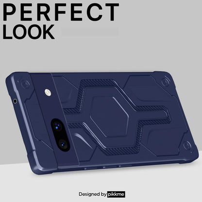 Google Pixel 7A mobile cover in blue by Pikkme – photo 4