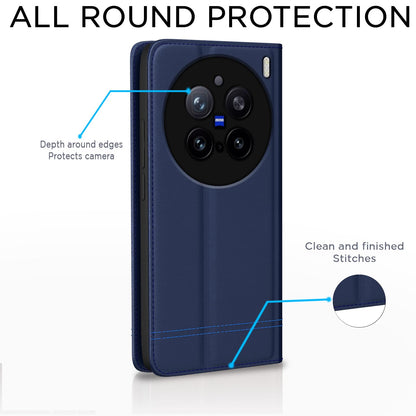 Pikkme Vivo X200 Pro 5G Magnetic blue mobile flip cover – photo 4