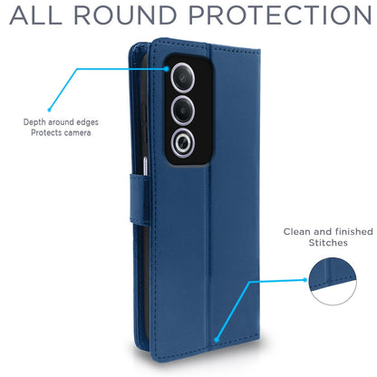 Pikkme Oppo A3 Pro 5G blue mobile flip cover – photo 4