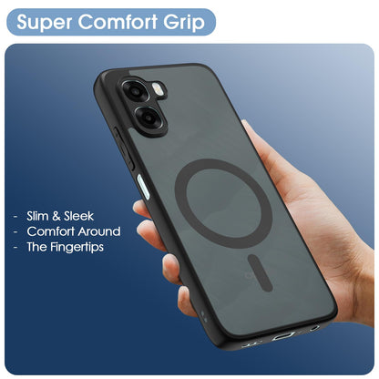 Pikkme Oppo A6X 5G black smoke mag-safe back cover – photo 6