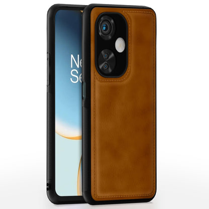 OnePlus Nord CE 3 Lite 5G LeatherBack Back Cover – Brown