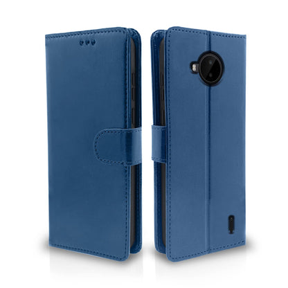 Blue Magnetic mobile flip cover for Nokia C20 Plus – Pikkme