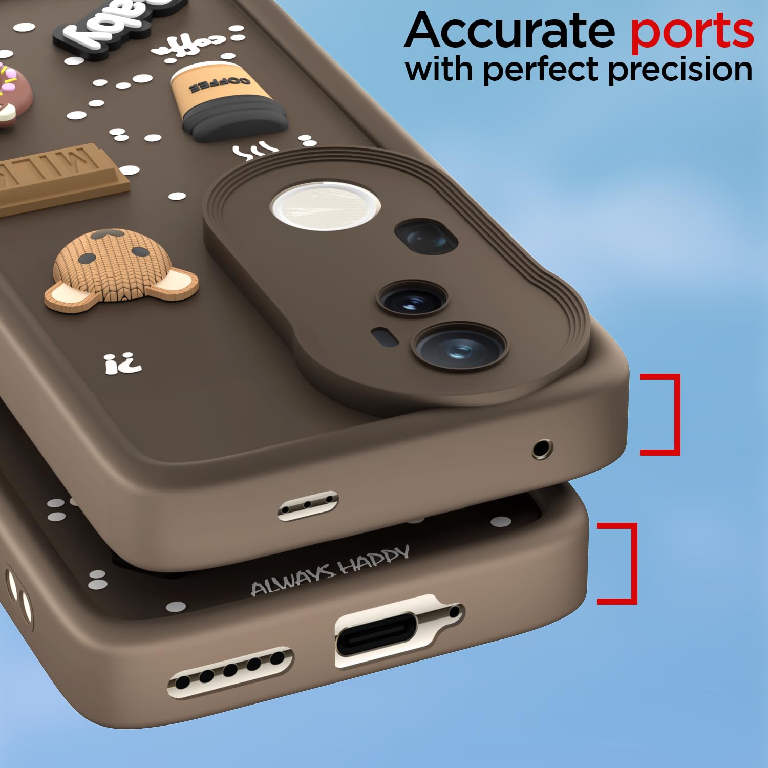 Brown back cover for Vivo T4 Ultra 5G – Pikkme – photo 4