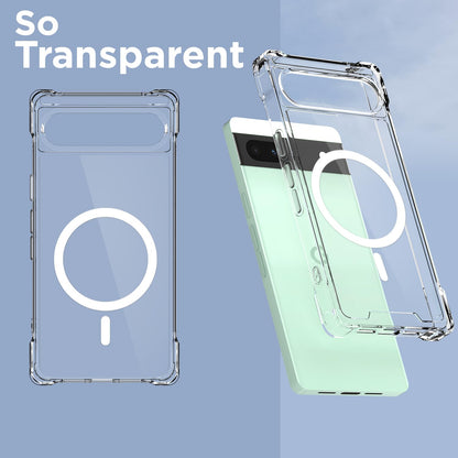 Pikkme Google Pixel 6A 5G MagSafe transparent mag-safe back cover – photo 2