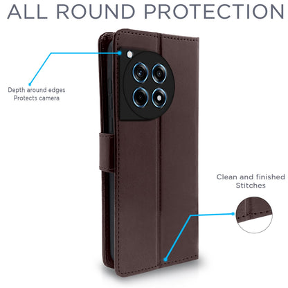 OnePlus 12R 5G flip case in coffee by Pikkme – photo 4