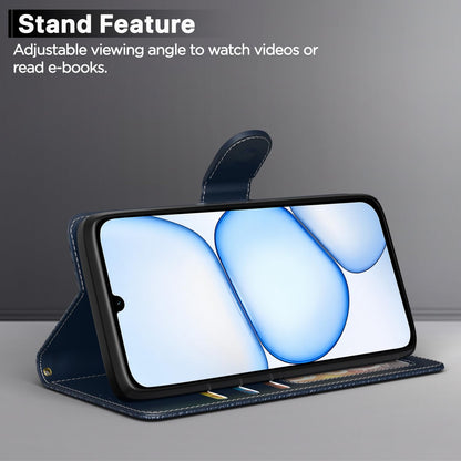 Blue Wallet flip case for Realme C100x – Pikkme – photo 3