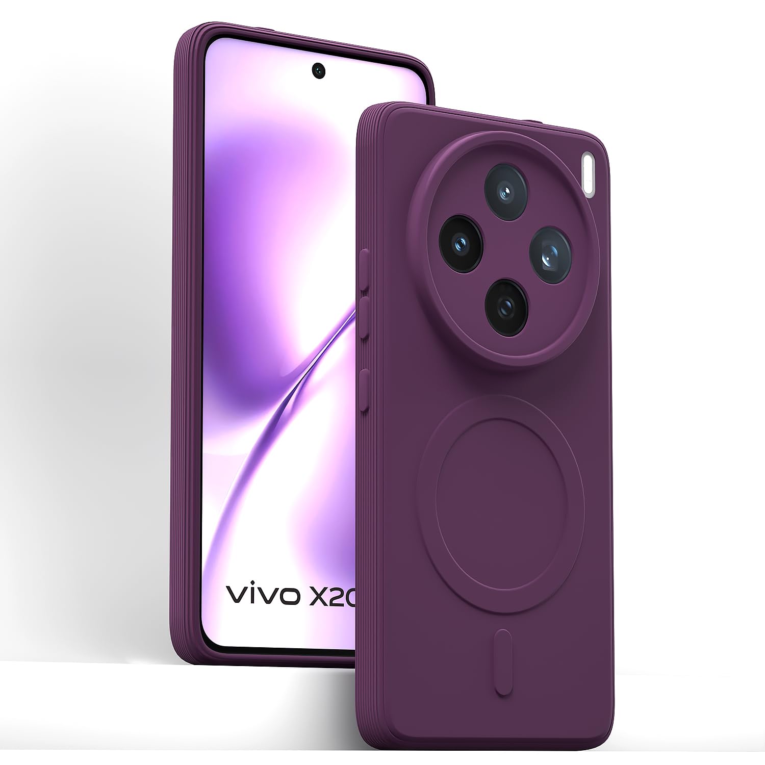 Pikkme purple MagSafe mobile back cover for Vivo X200T 5G – photo 2