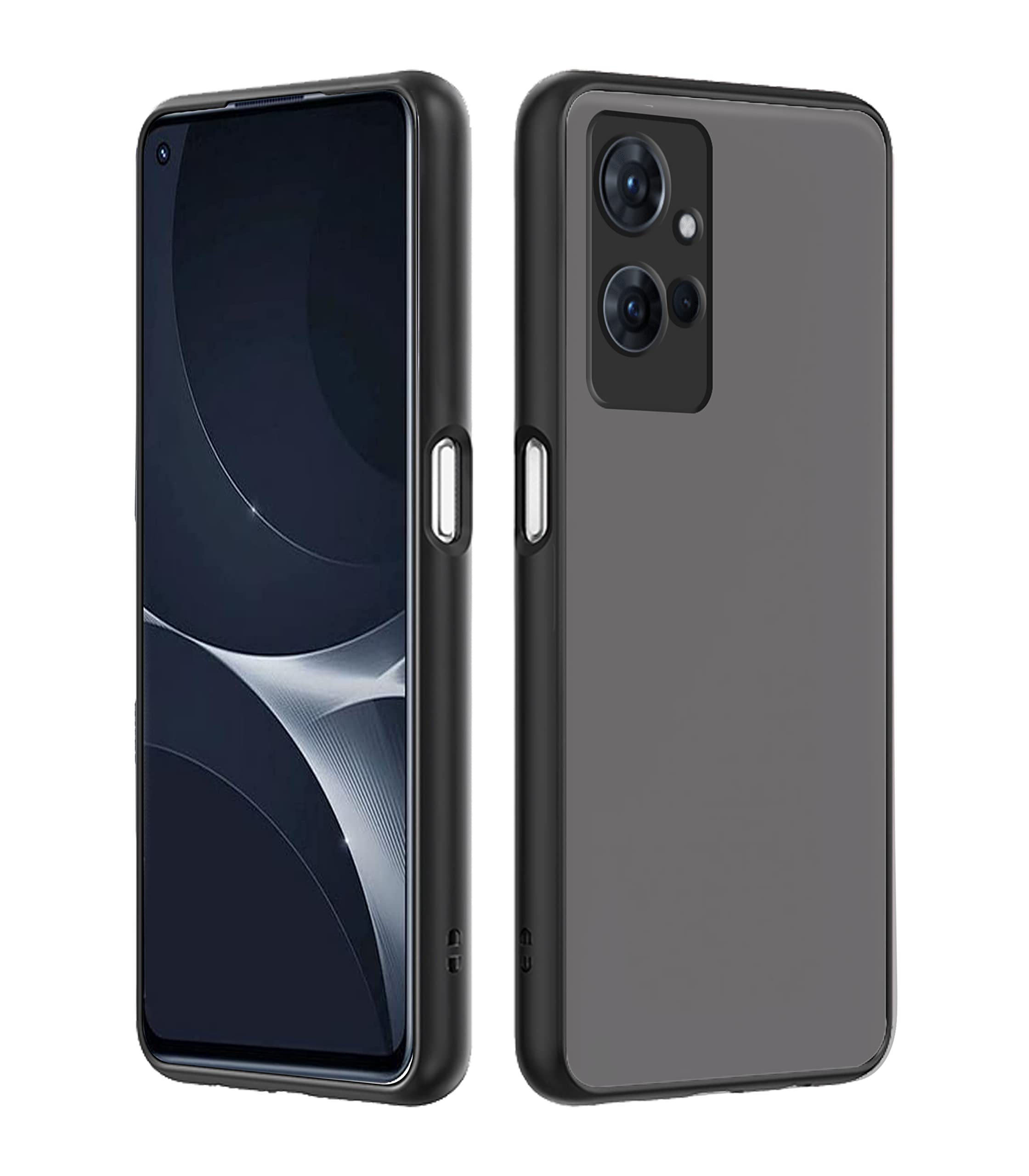 Pikkme black Hybrid mobile cover for Realme 9i