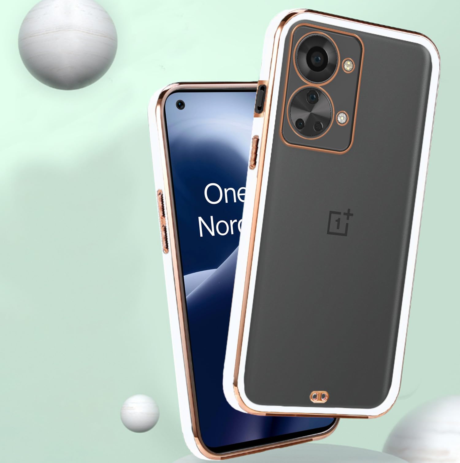 Pikkme white Chrome mobile cover for OnePlus Nord 2T 5G – photo 5
