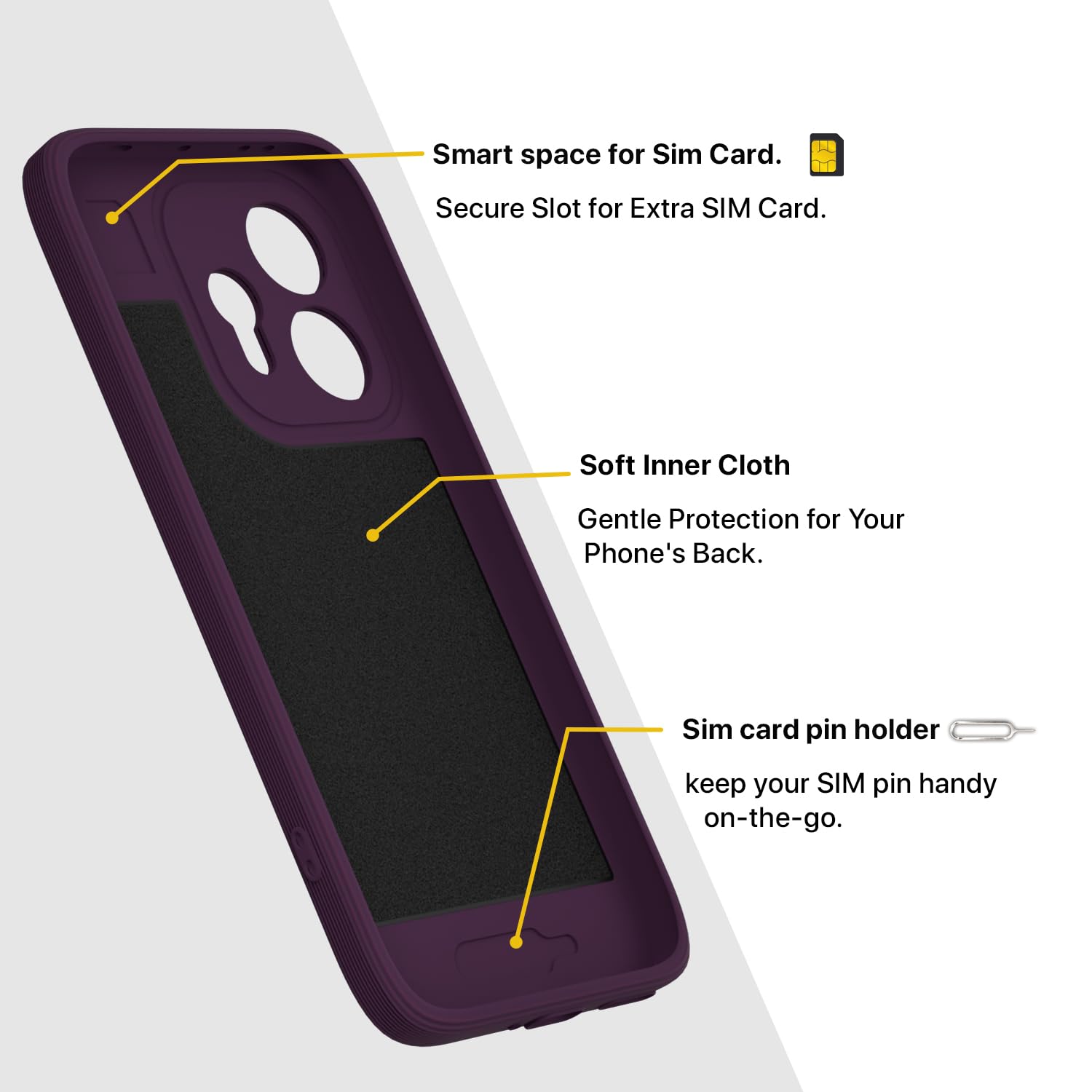 Pikkme Oppo Reno 15 5G purple mobile cover – photo 6
