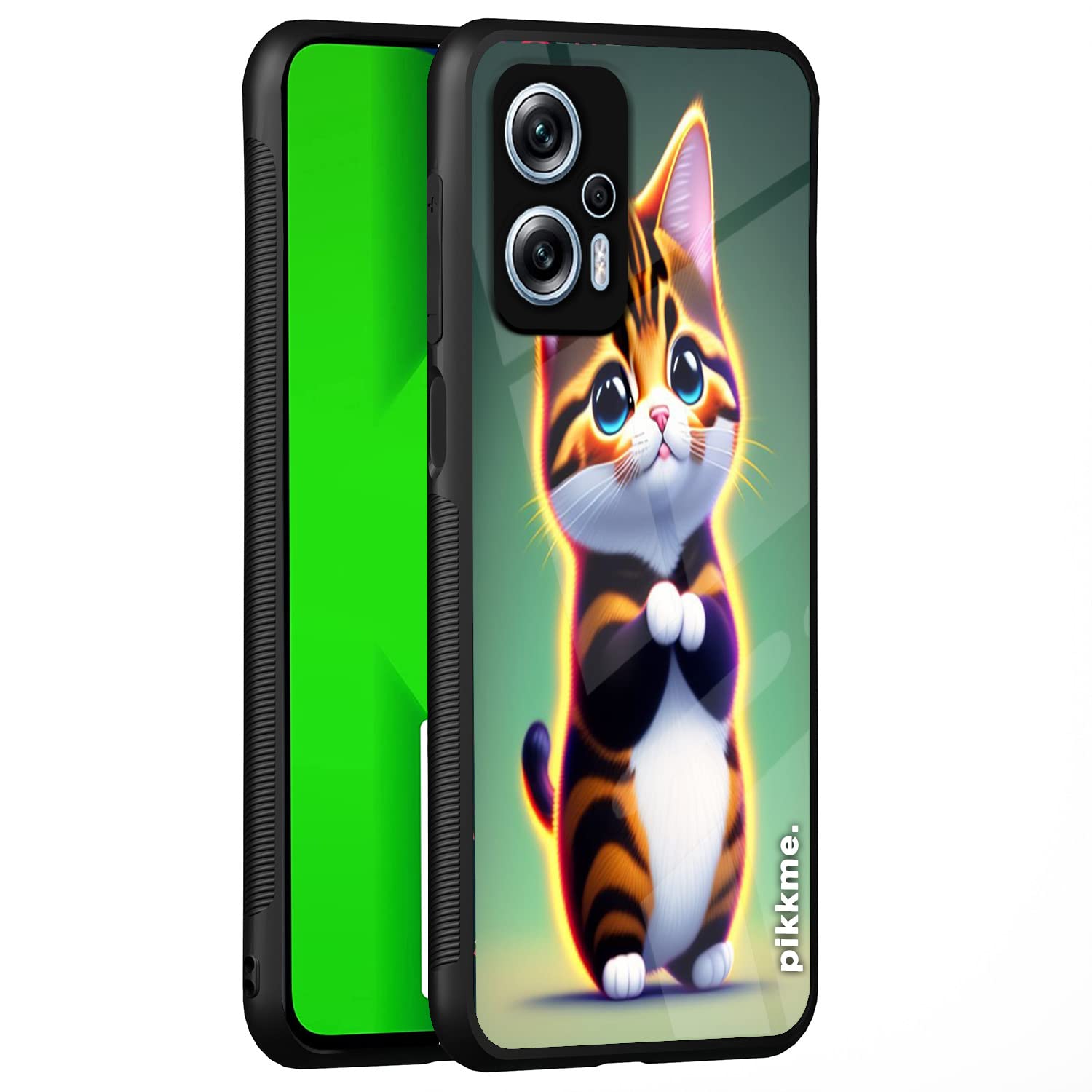 Pikkme Cat mobile back cover for Redmi K50i 5G