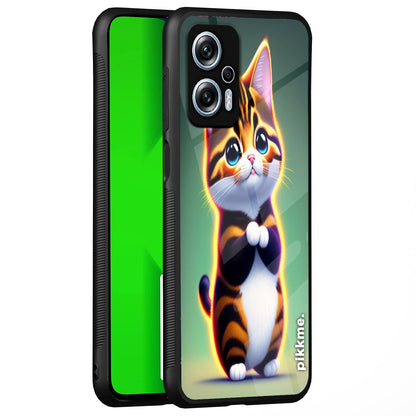 Pikkme Cat mobile back cover for Redmi K50i 5G