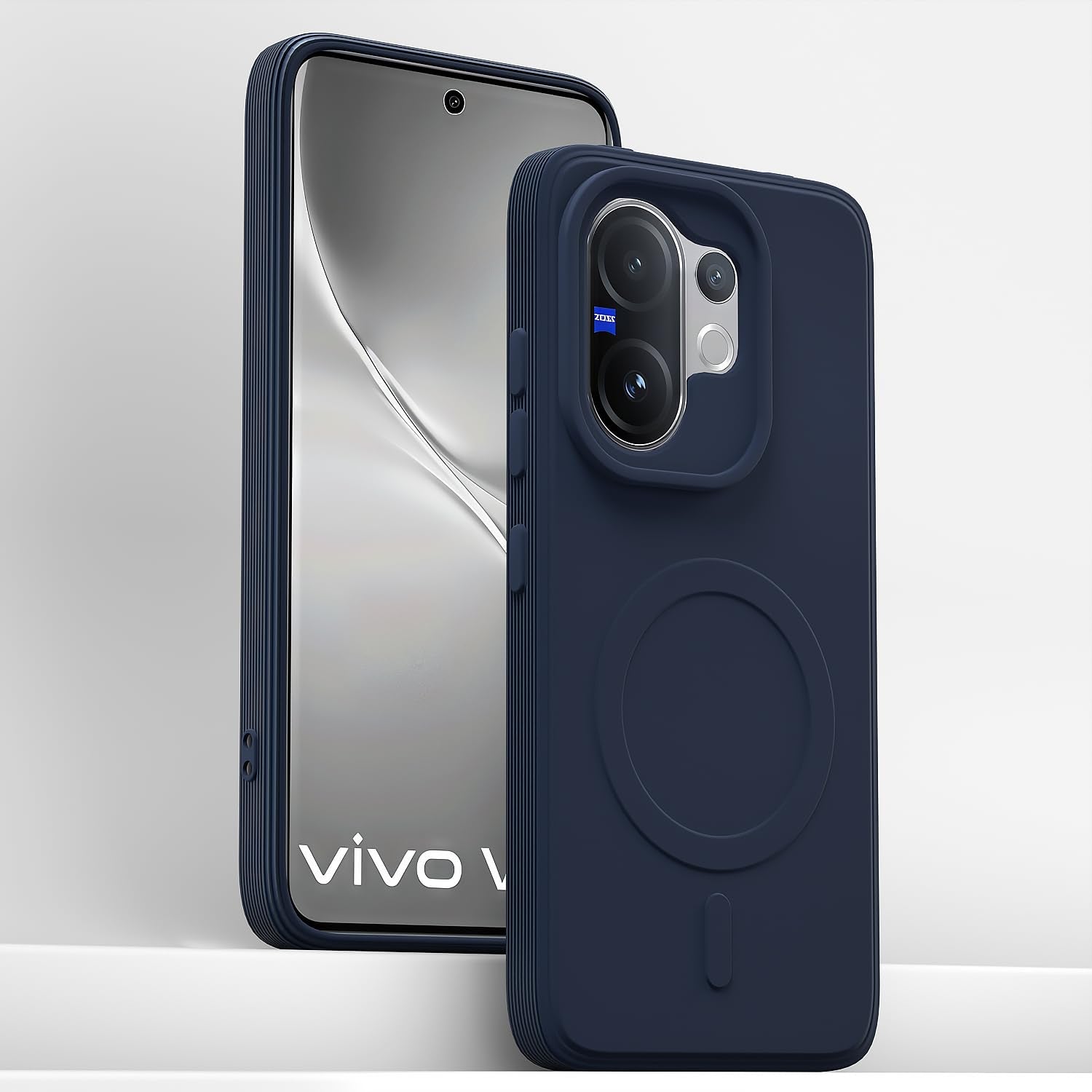Blue MagSafe mobile back cover for Vivo V60/V60e 5G/T4 Pro – Pikkme – photo 2