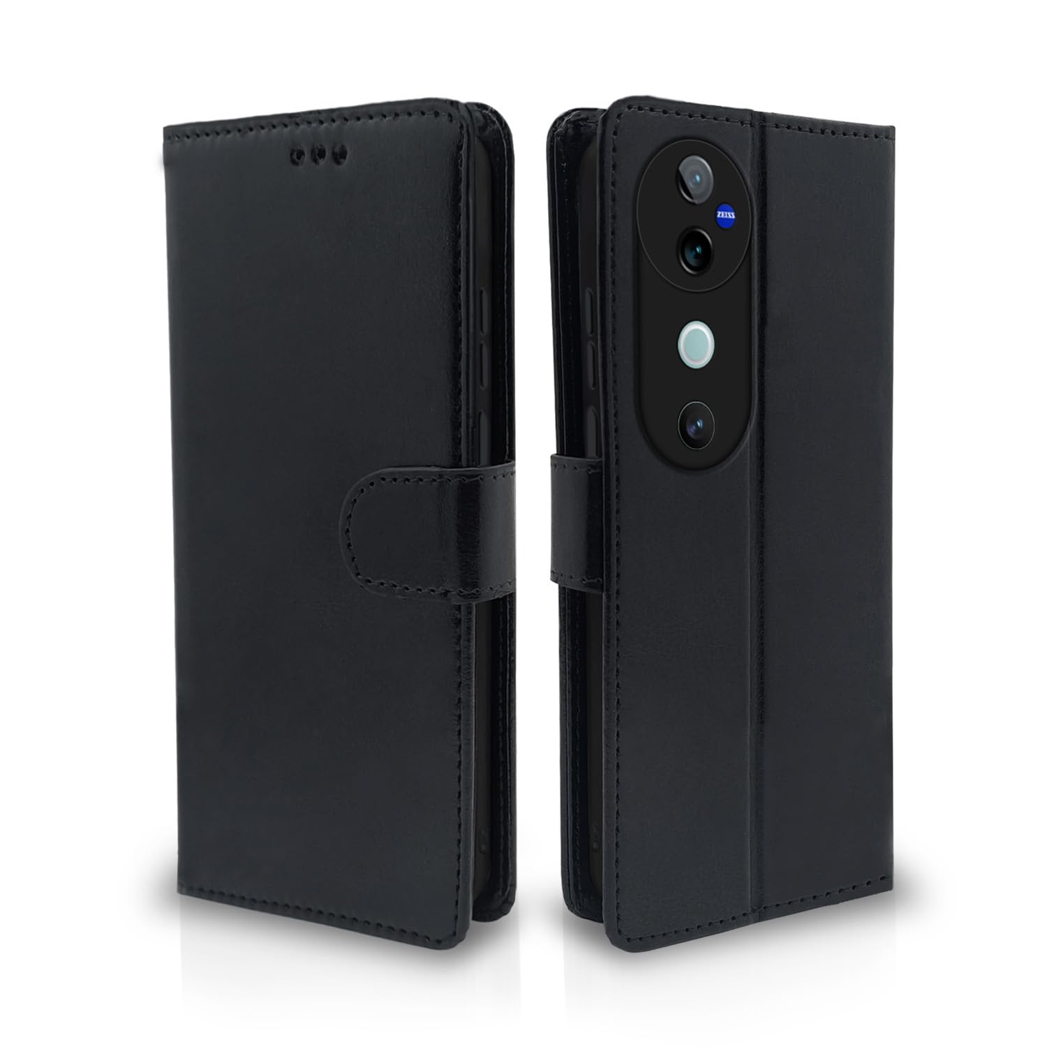 Pikkme Vivo V40/V40 Pro/T3 Ultra 5G black flip case