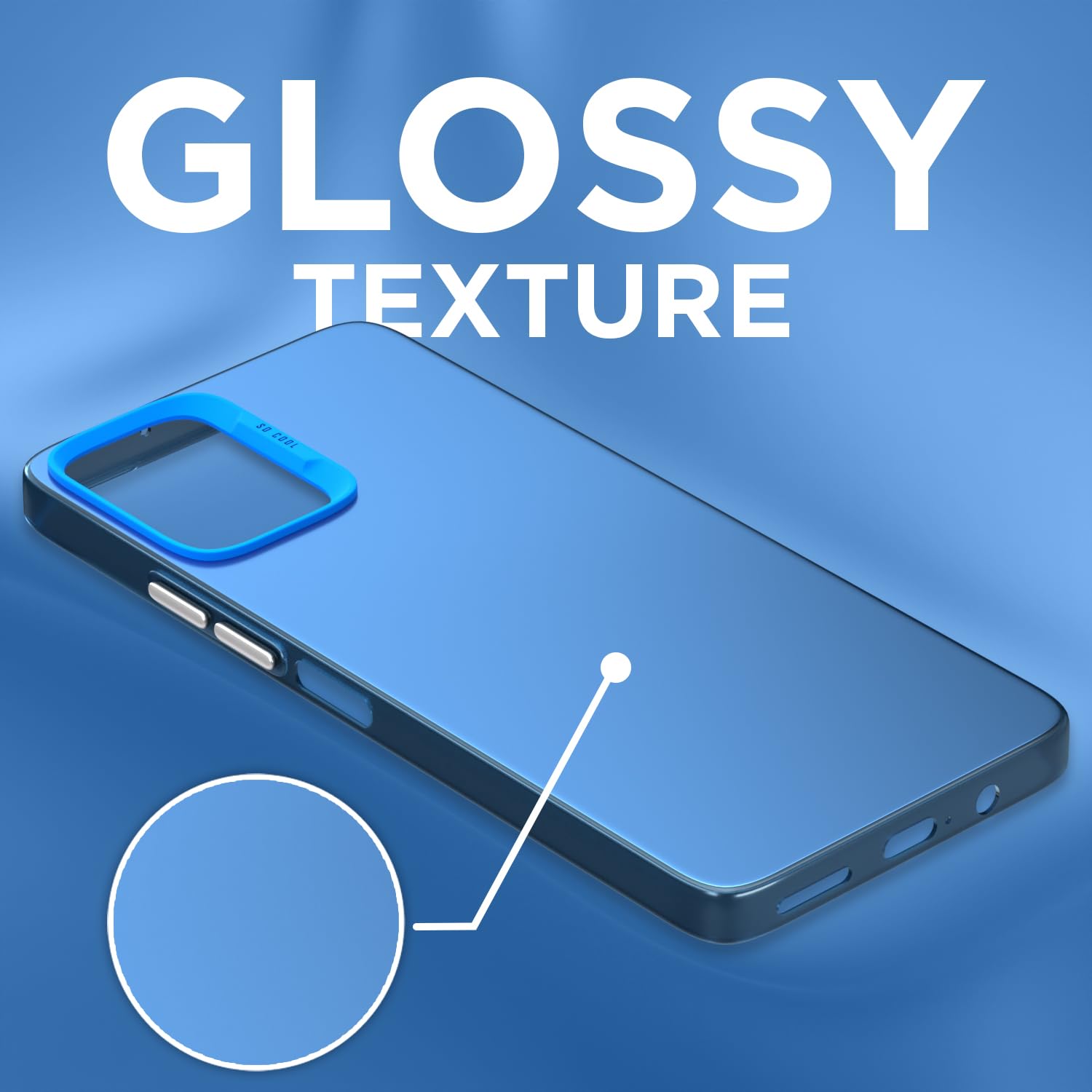Pikkme blue Matte mobile cover for Moto G34/G45 5G – photo 5