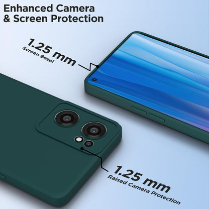 Pikkme OnePlus Nord Ce 2 5G Liquid Silicone Back Cover (Green)