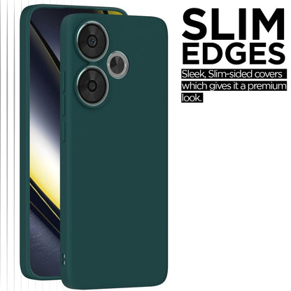 Pikkme green Matte mobile back cover for Poco F6 5G – photo 7
