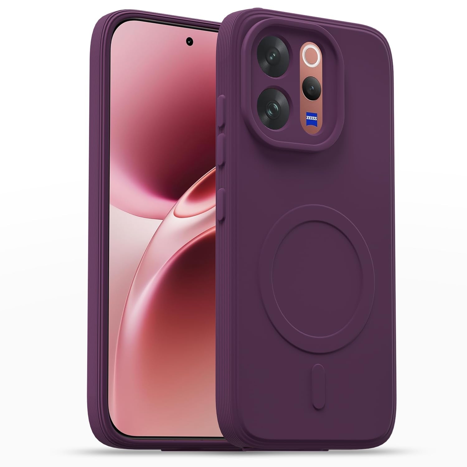 Vivo V70 5G MagSafe back cover in purple by Pikkme