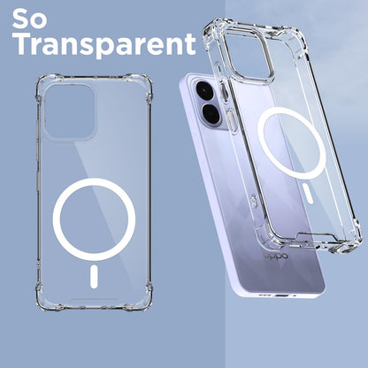 Oppo K13 5G MagSafe back cover in transparent mag-safe by Pikkme – photo 2