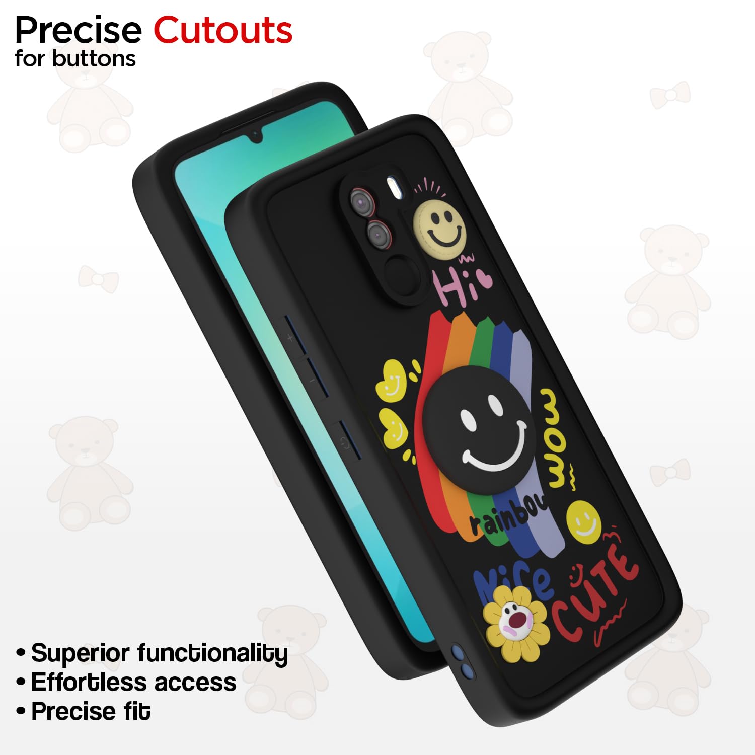 Pikkme black phone cover for Poco F1 – photo 6