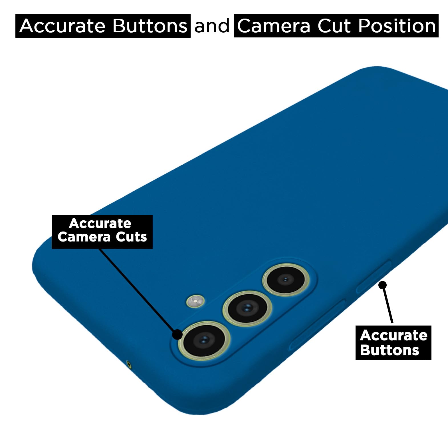 Samsung A34 5G mobile back cover in blue by Pikkme – photo 4