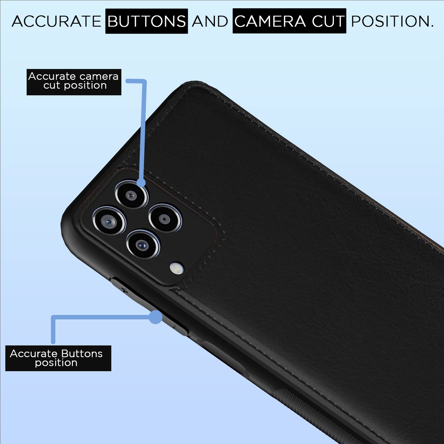 Black phone cover for Samsung M33 5G – Pikkme – photo 6
