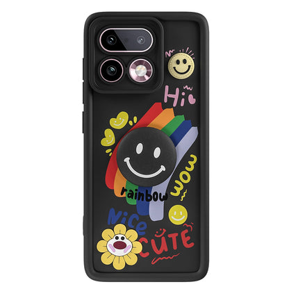 Realme 16 Pro Plus 5G Smile Rainbow phone cover in black by Pikkme – photo 7