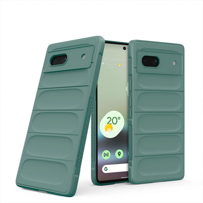 Google Pixel 6A mobile cover in green by Pikkme