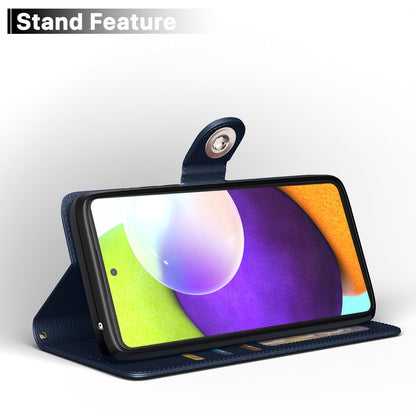 Pikkme Samsung A52/A52s 5G Button blue flip cover – photo 3