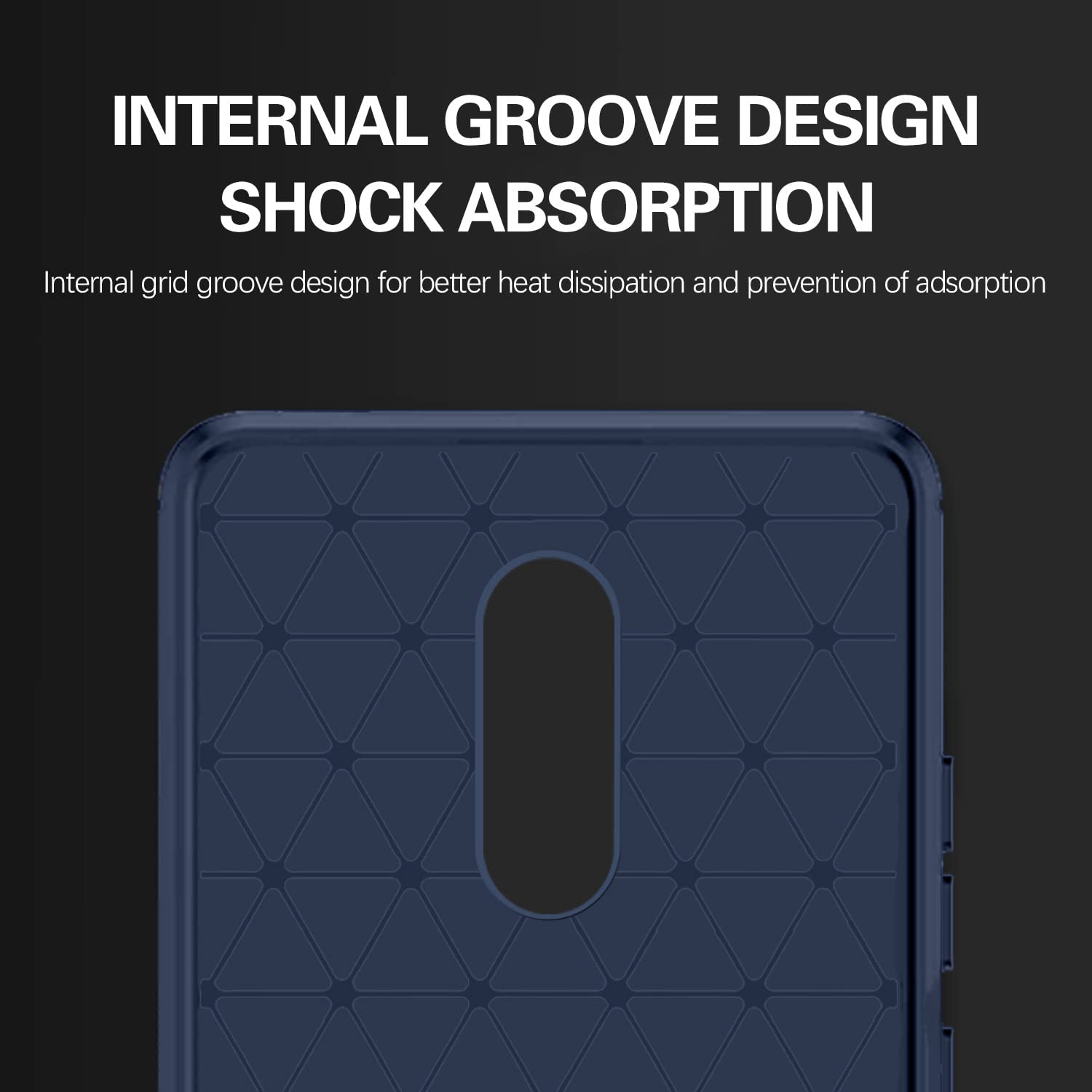 Redmi Note 5 Hybrid mobile cover in blue by Pikkme – photo 7