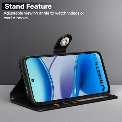 Pikkme black wallet flip cover for Infinix Smart 9 – photo 3