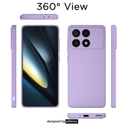 Pikkme Poco F6 Pro 5G Matte purple back cover – photo 3